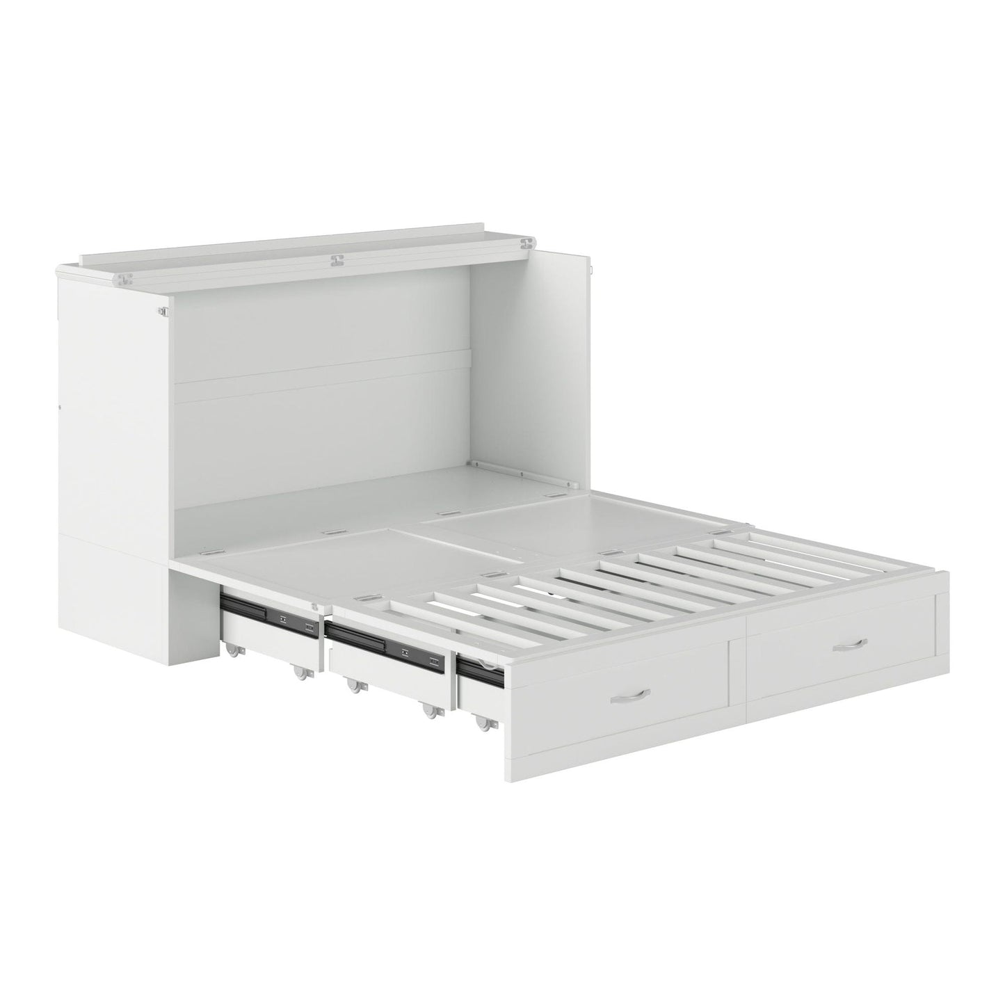 AFI Furnishings AFI Raleigh Murphy Bed Chest Queen White