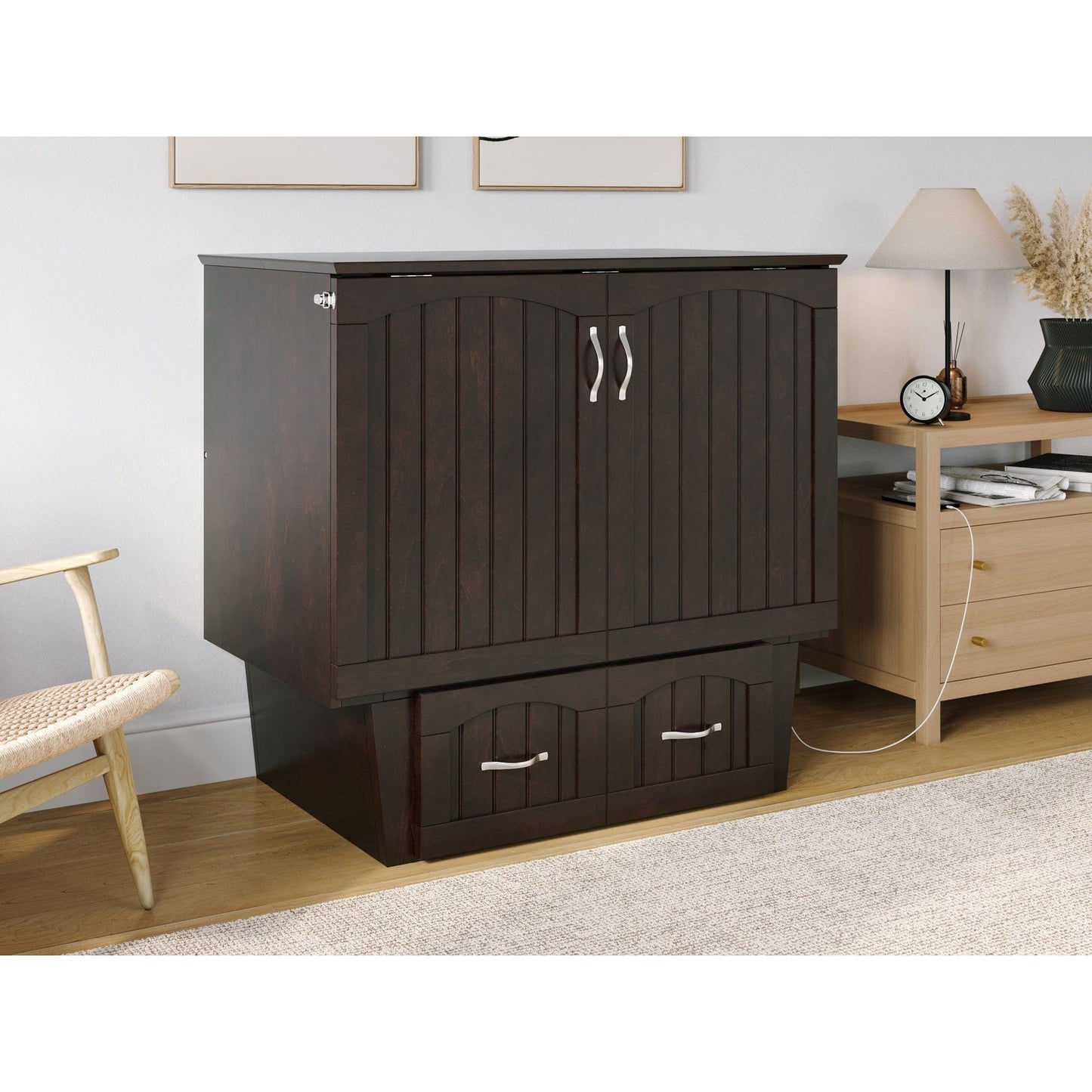 The Bedroom Emporium AFI Sydney Murphy Bed Chest Twin Espresso