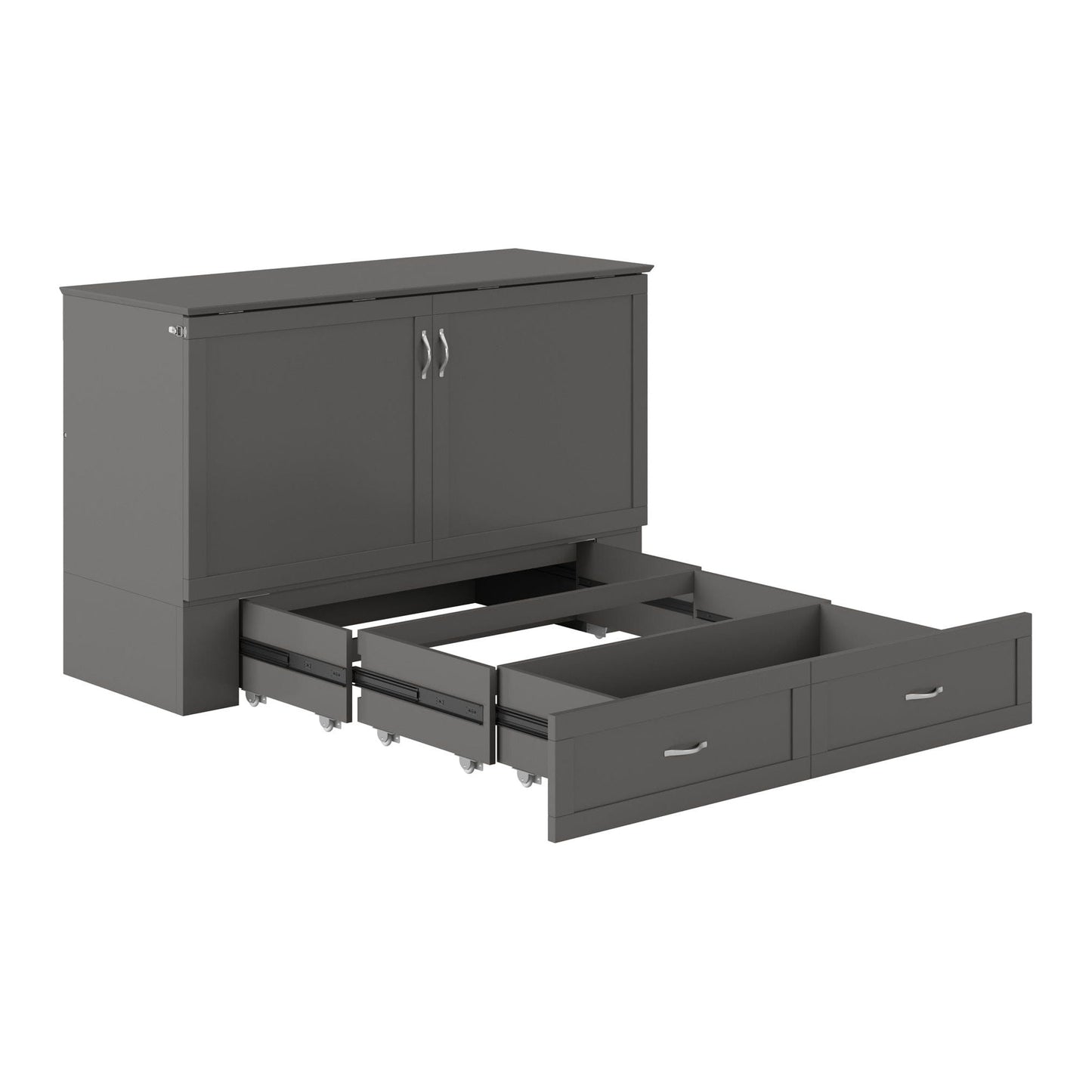 AFI Furnishings Hamilton Murphy Bed Chest Queen with Charging Station