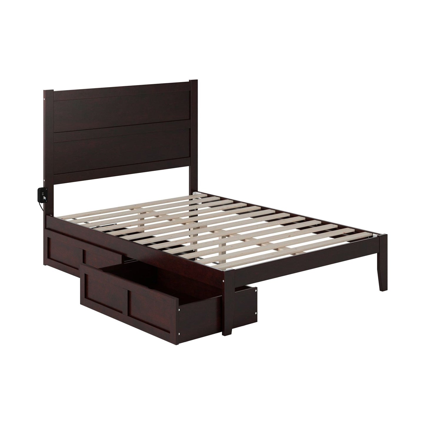 AFI Furnishings NoHo Full Bed with 2 Drawers in Espresso