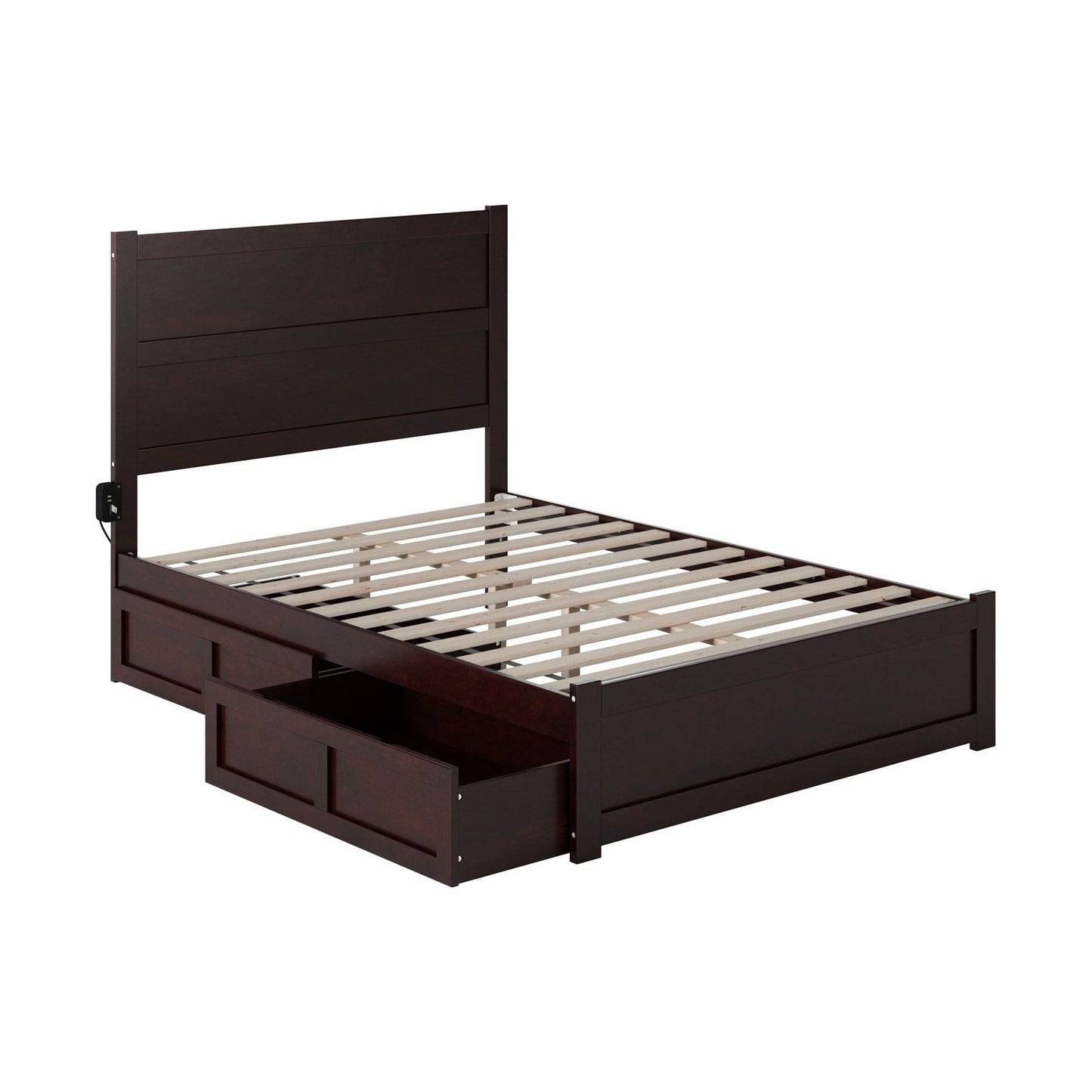 AFI Furnishings NoHo Full Bed with Footboard and 2 Drawers in Espresso