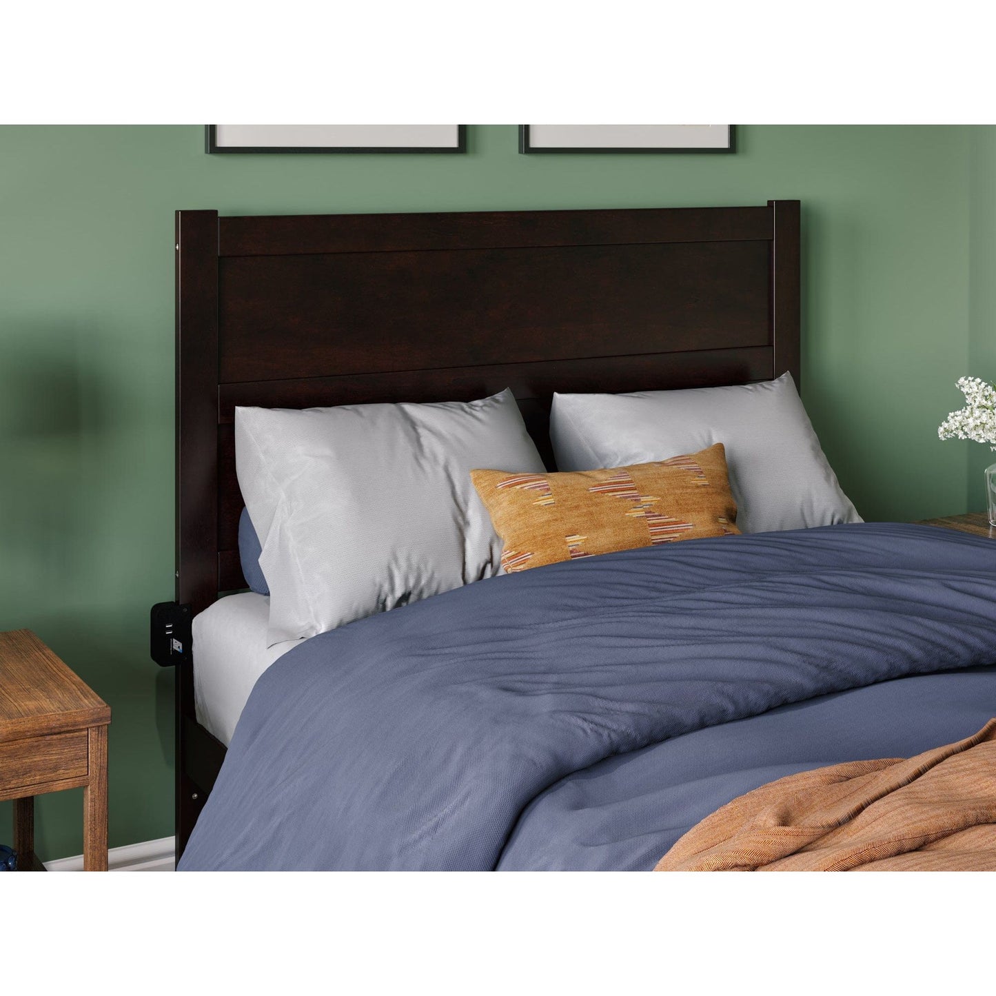 AFI Furnishings NoHo Full Bed with Footboard in Espresso AG9160031