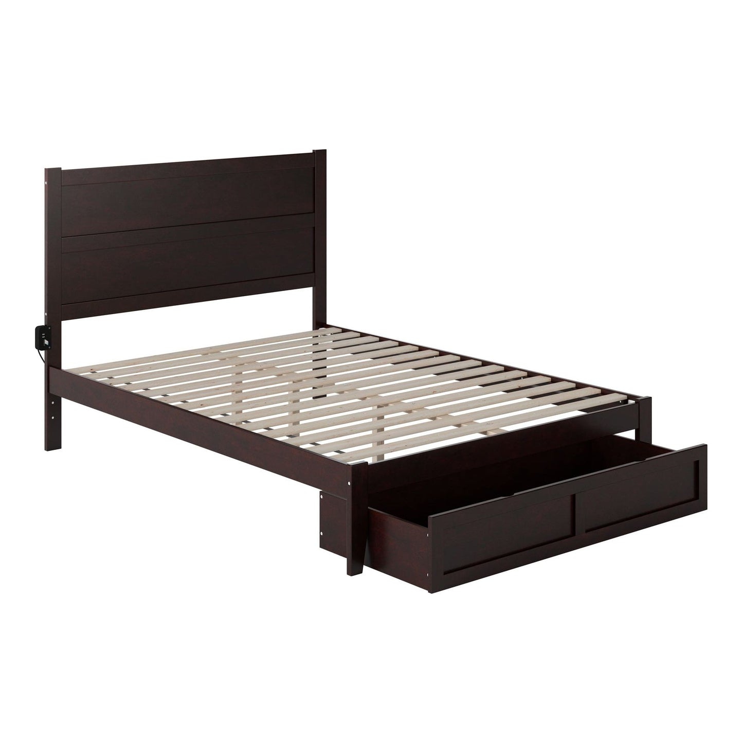 AFI Furnishings NoHo Queen Bed with Foot Drawer in Espresso