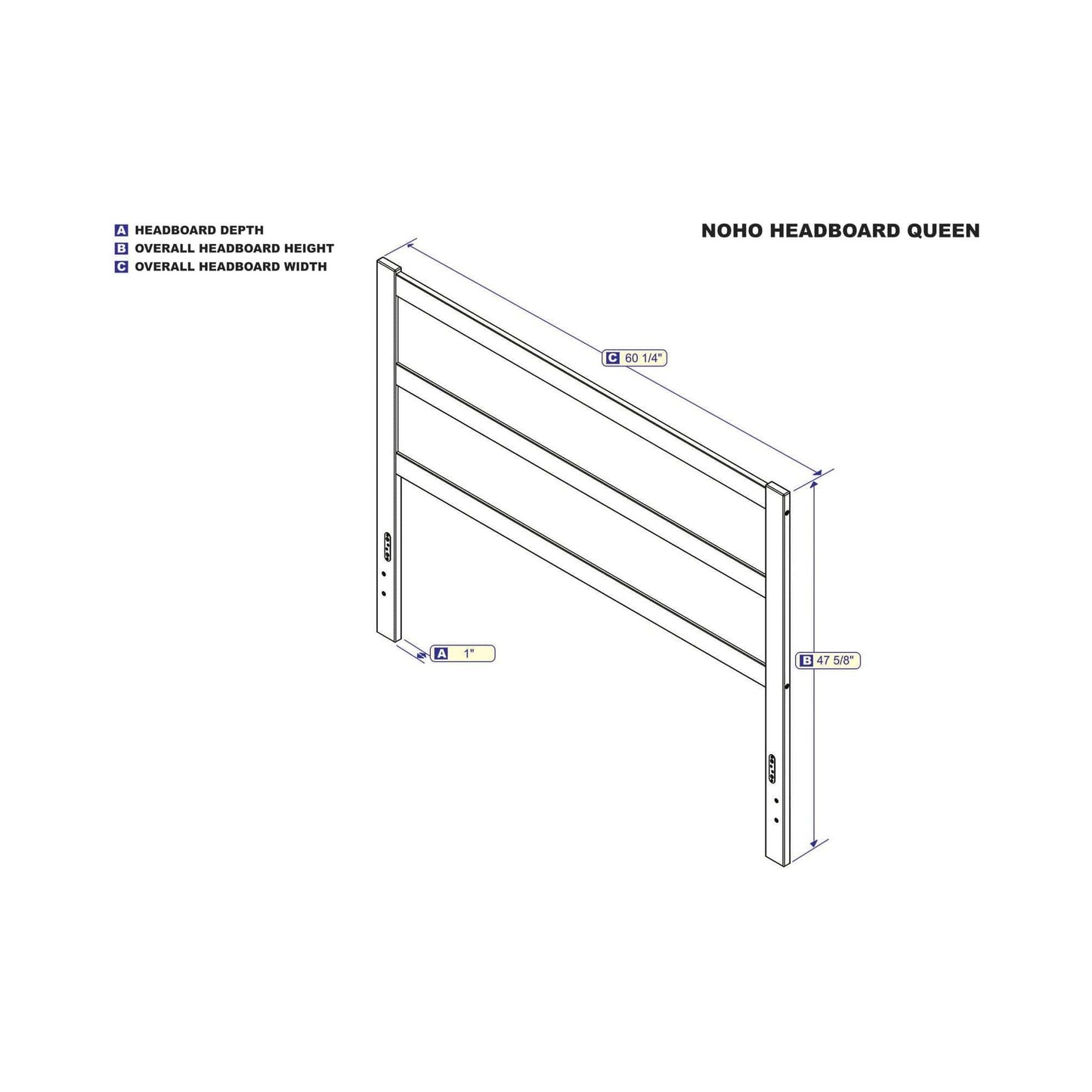 AFI Furnishings NoHo Queen Headboard in Espresso AG9100141