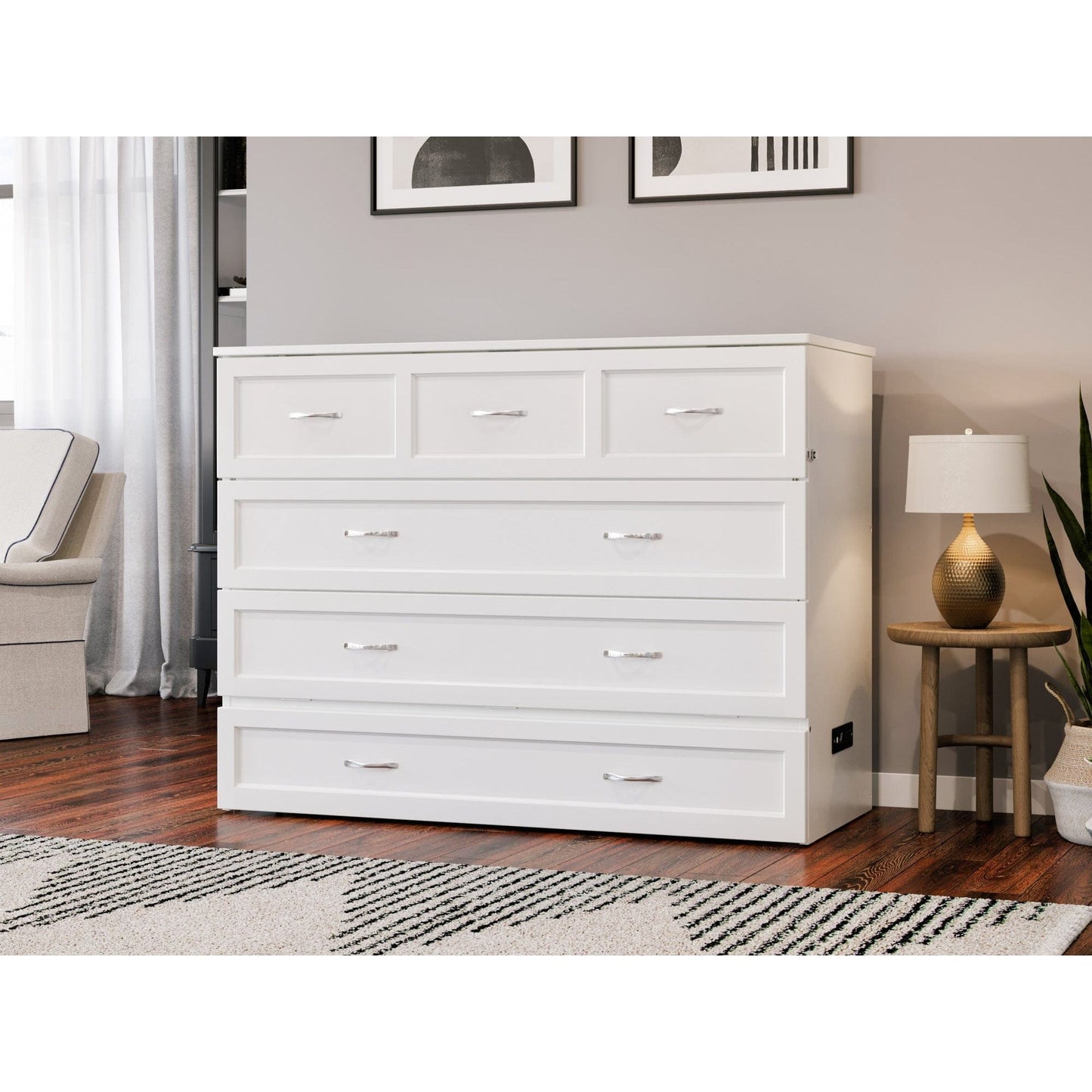 AFI Furnishings Northfield Full Murphy Bed Chest