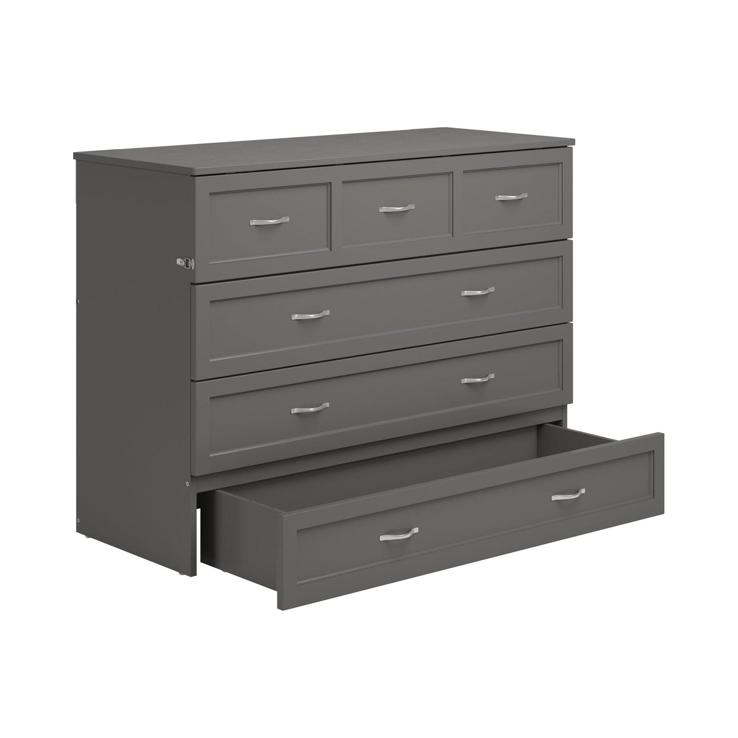 AFI Furnishings Northfield Full Murphy Bed Chest Grey