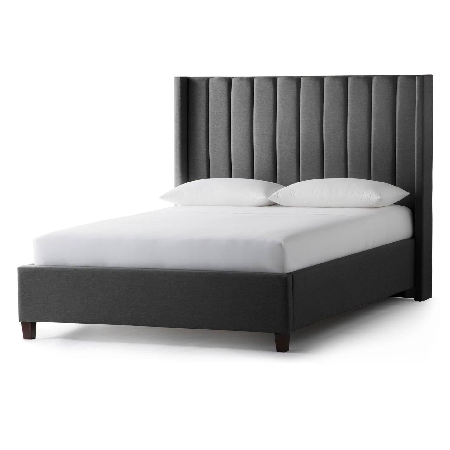 Malouf Malouf Blackwell Headboard King/ Cal King in Charcoal STKKCHBLWBHB