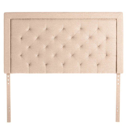 Malouf Malouf Hennessy Headboard King Size in Oat STKKOAHENNHB