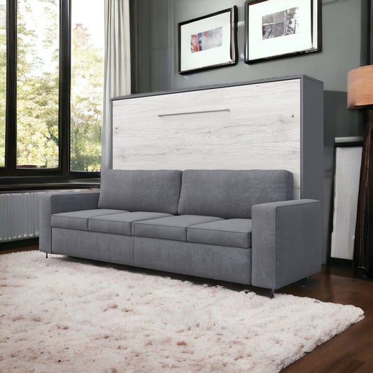 Maxima House Maxima House Horizontal Murphy bed INVENTO with a Sofa, European Queen IN015GW-G