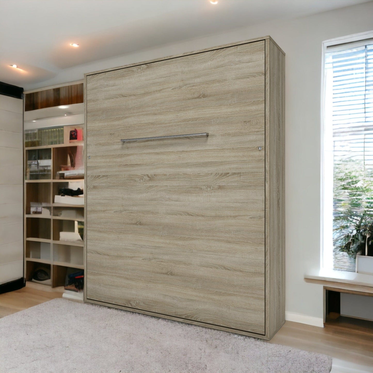 Maxima House Maxima House Invento Murphy Bed- Vertical, European, Queen, LED included IN-14S