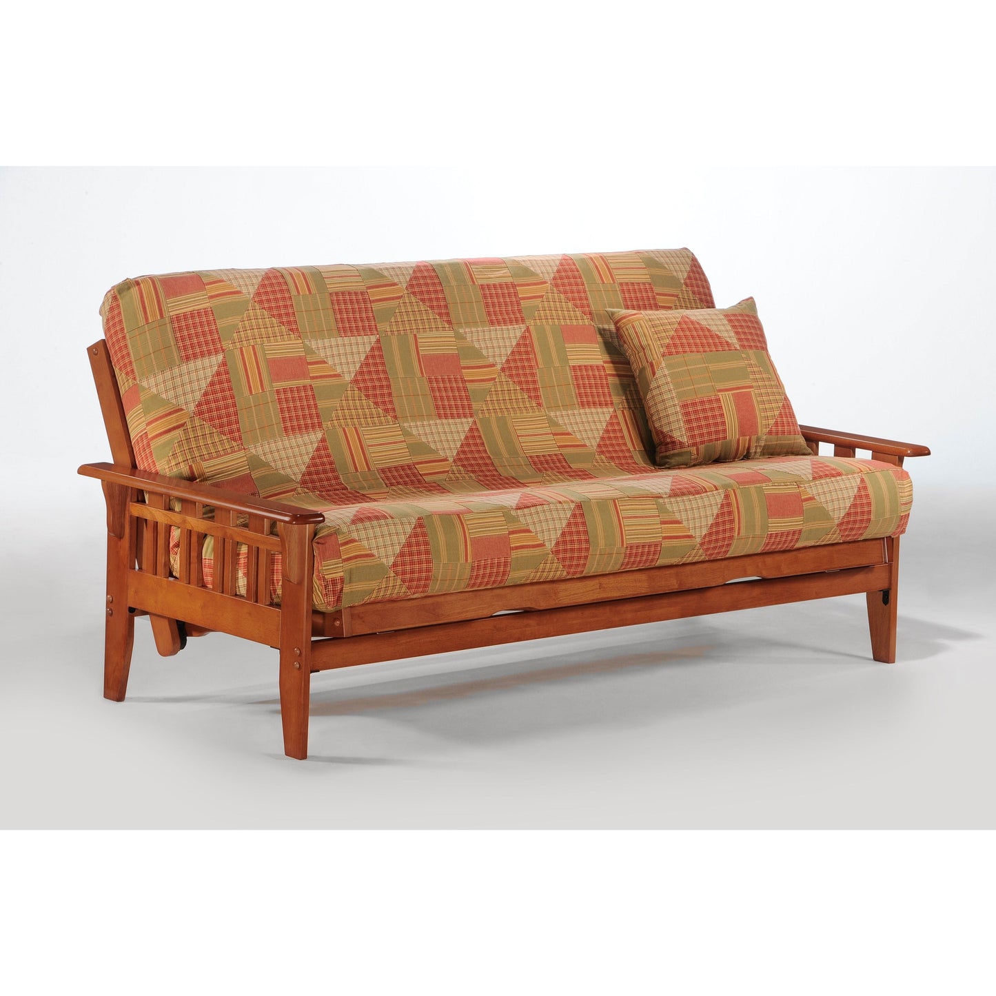 Night and Day Kingston Full Futon Frame in black walnut finish