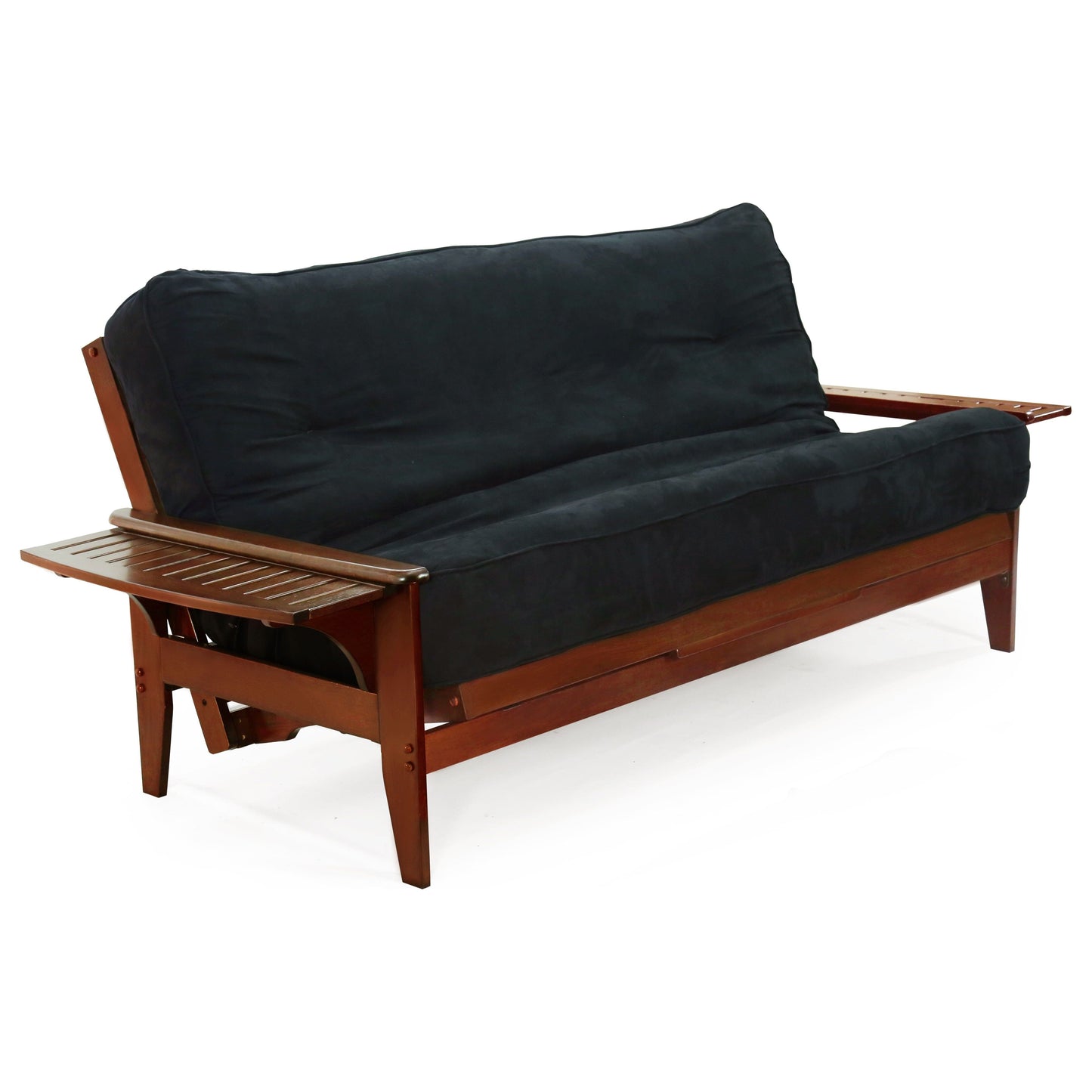 Night and Day Naples Queen Futon Frame in black walnut finish