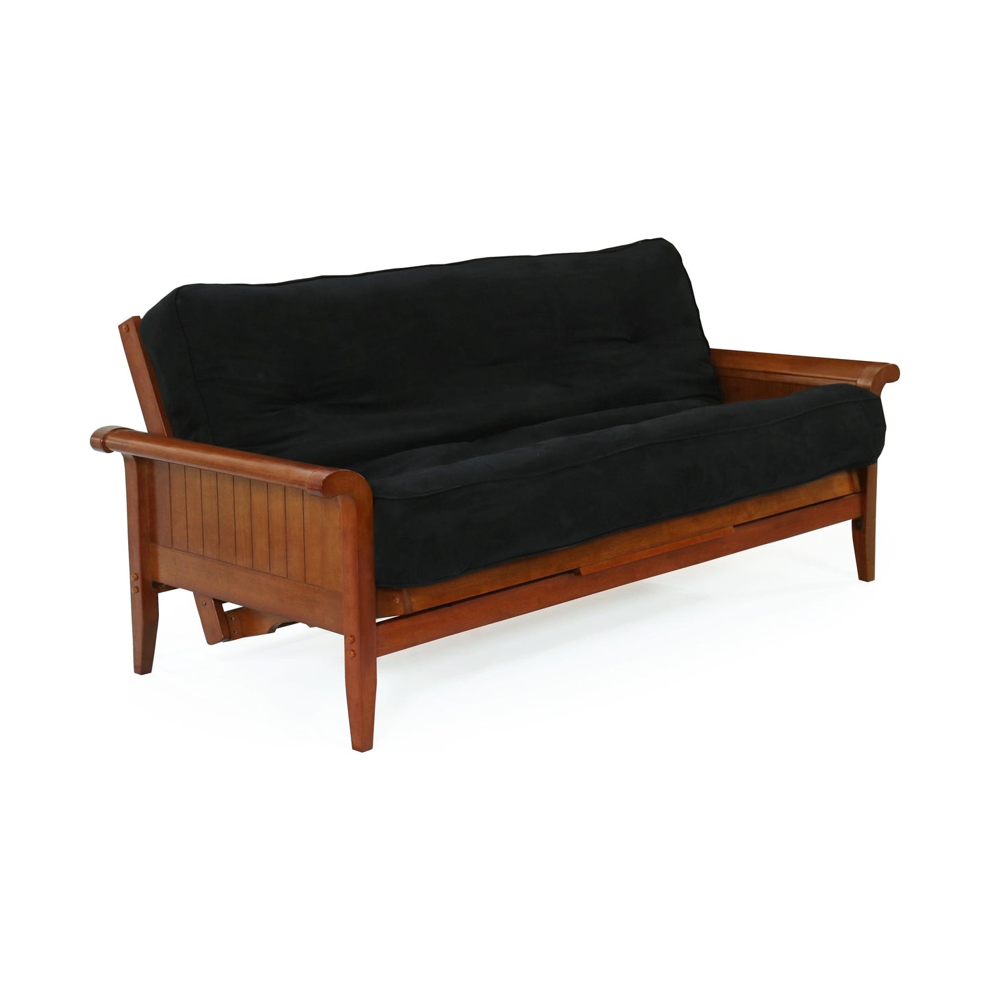 Night and Day Venice Queen Futon Frame in black walnut finish Cherry BA-VNC-BMG-QEN-CH