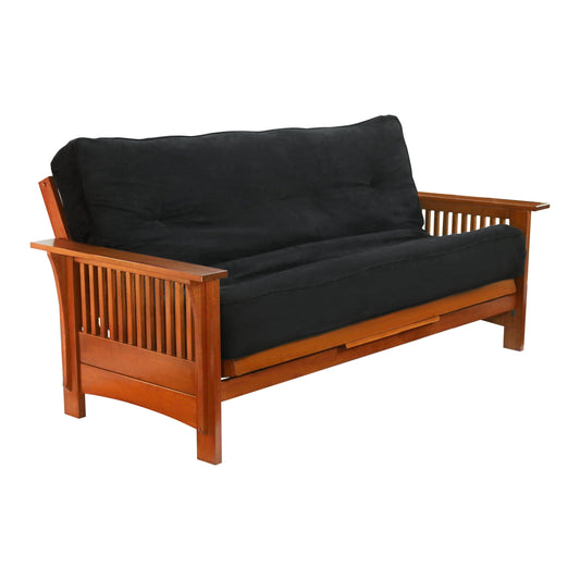 The Bedroom Emporium Autumn Queen Futon Frame in Cherry Finish