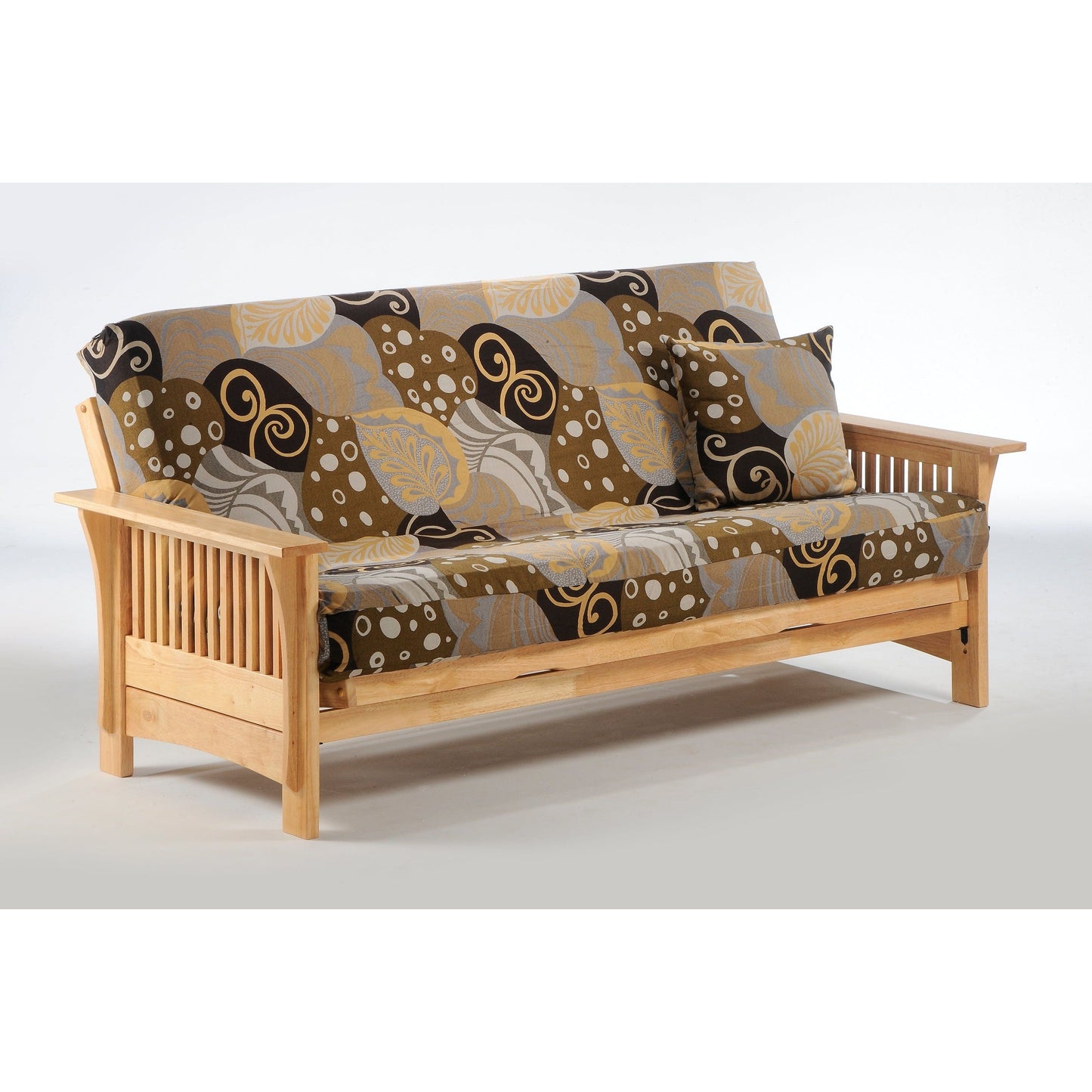 The Bedroom Emporium Autumn Queen Futon Frame in Cherry Finish