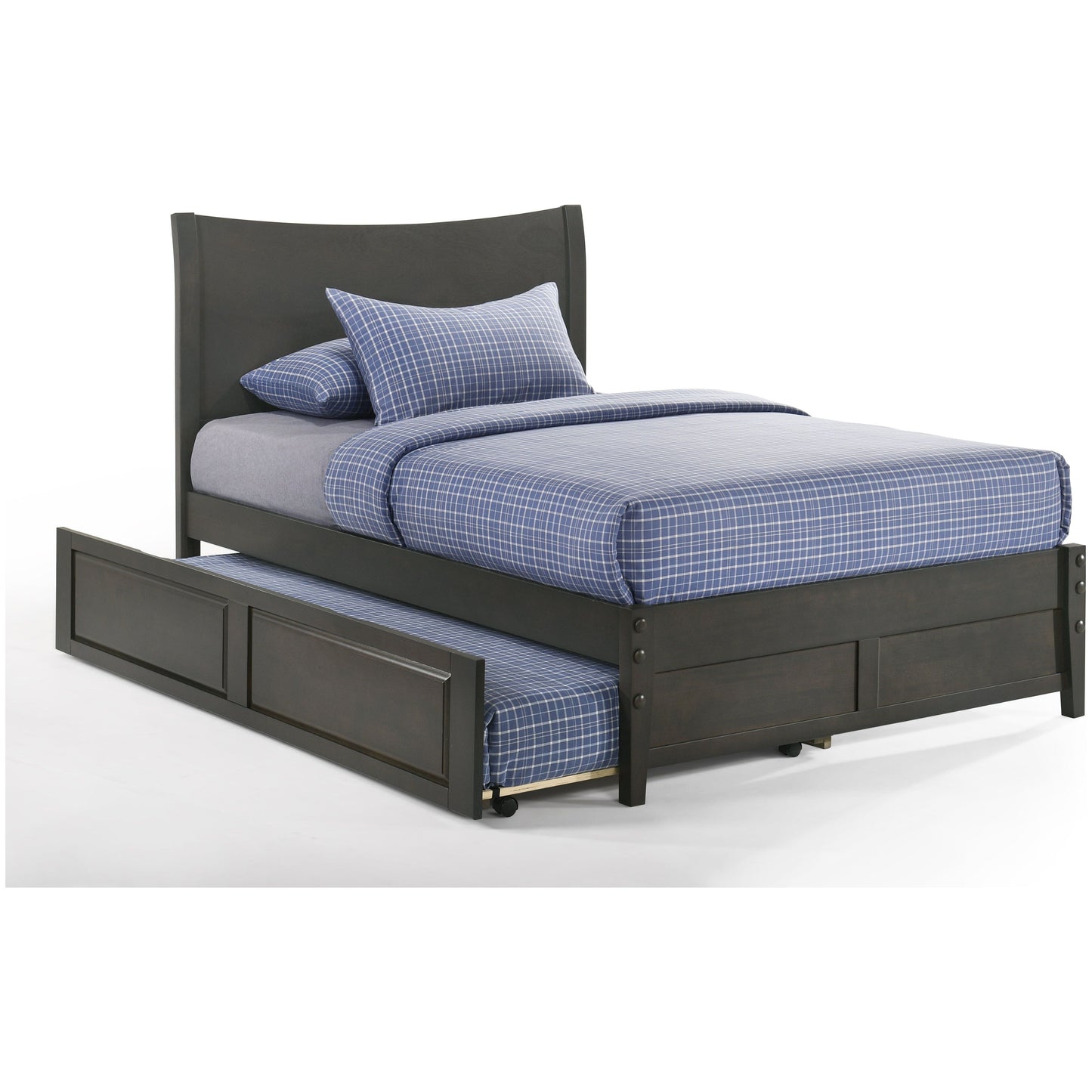 The Bedroom Emporium Eastern King K Series Blackpepper Bed in cherry finish