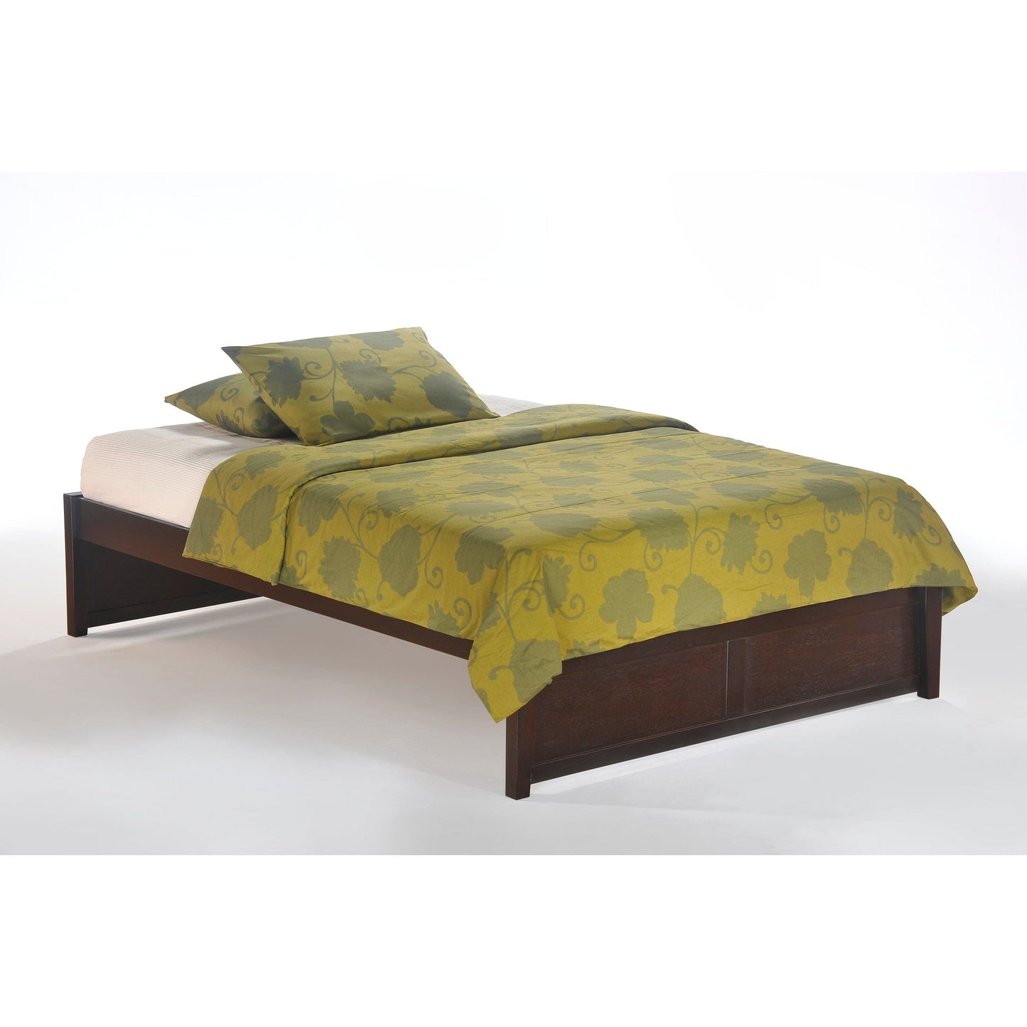 The Bedroom Emporium Full Basic Platform Bed in cherry finish (K Series)