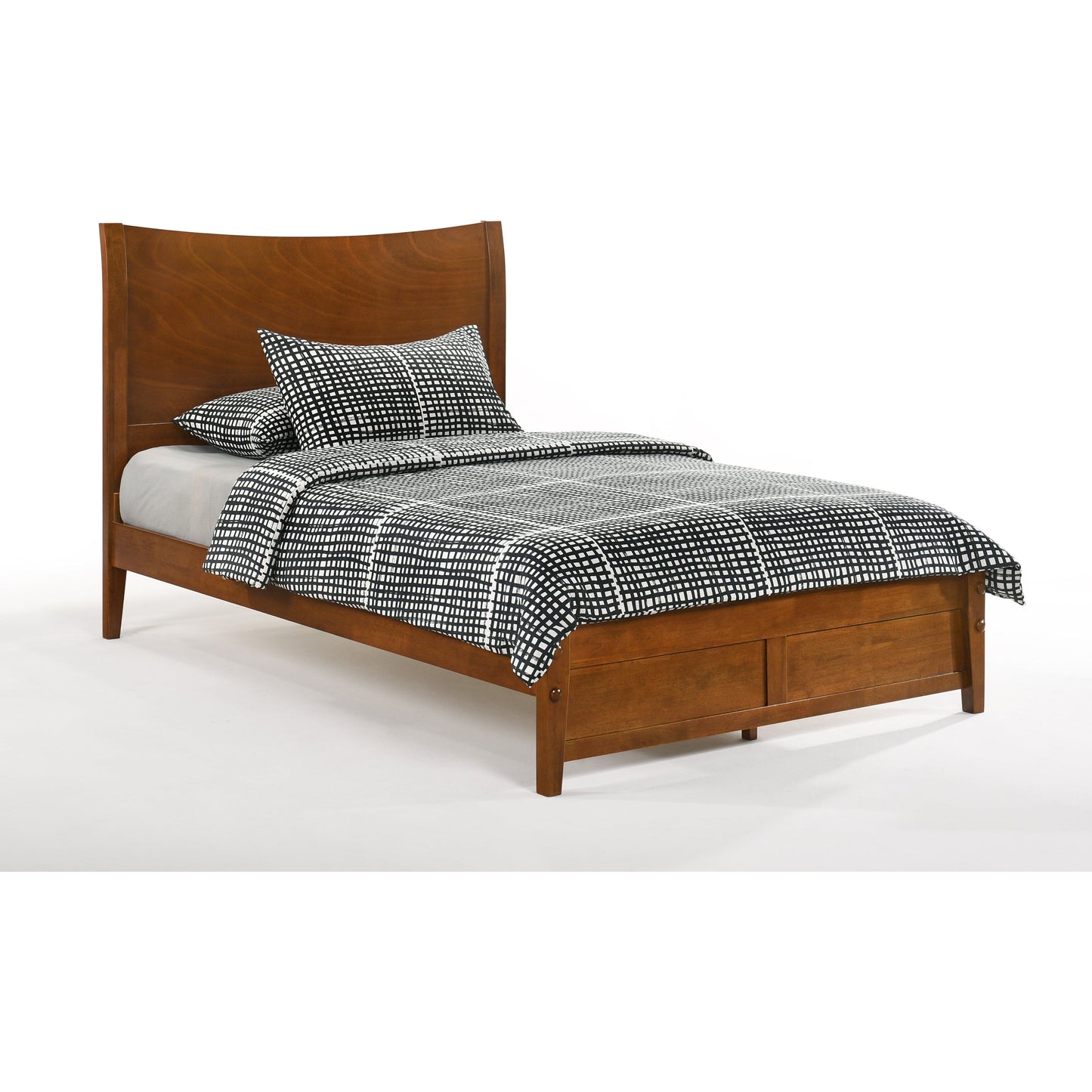 The Bedroom Emporium Queen K Series Blackpepper Bed in cherry finish Cherry BPE-KH-QEN-CH-COM