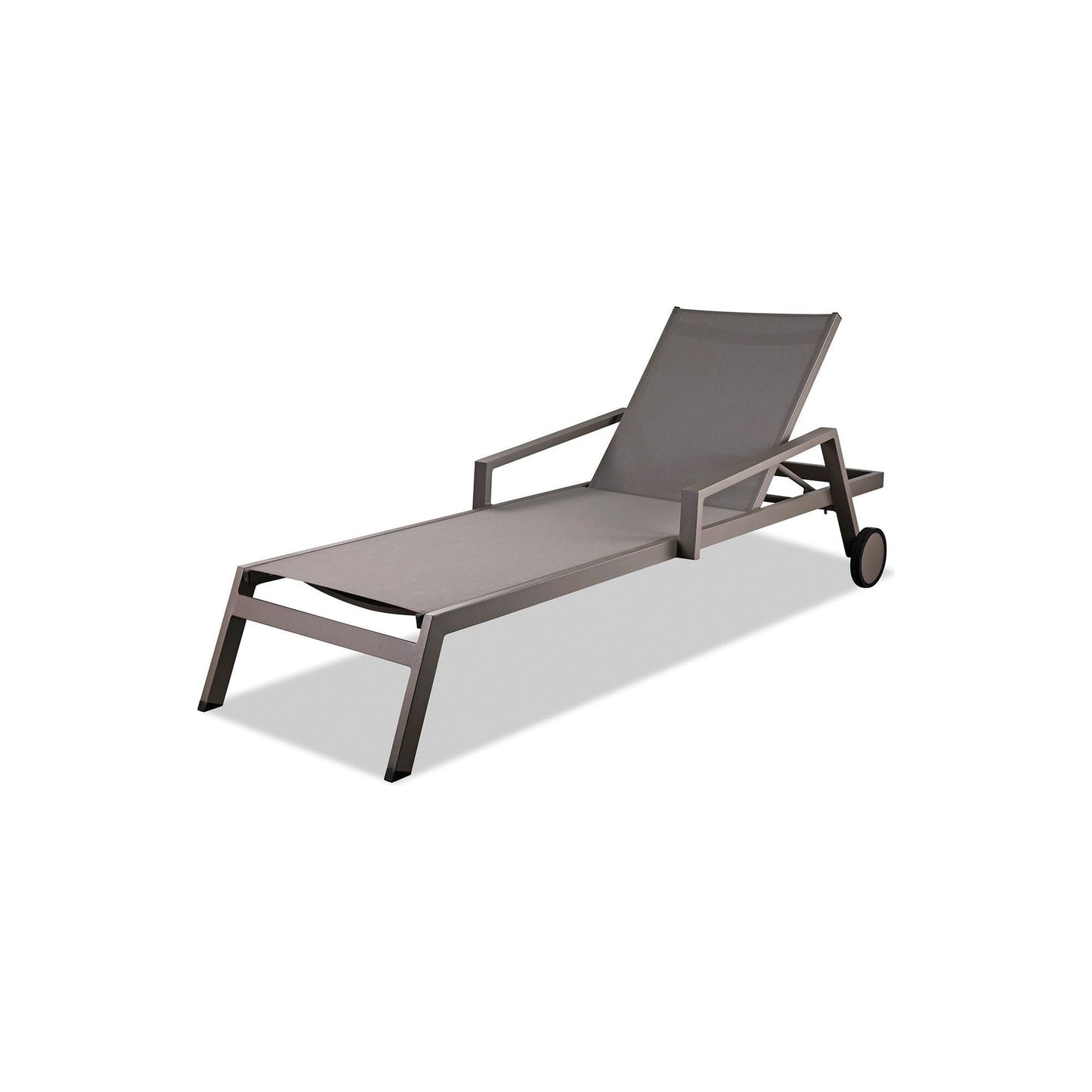 Whiteline Modern Living Bondi Outdoor Chaise Taupe CL1534-TAU