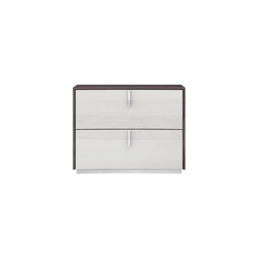 Whiteline Modern Living Whiteline Berlin Night Stand NS1754-CNUT/LGRY