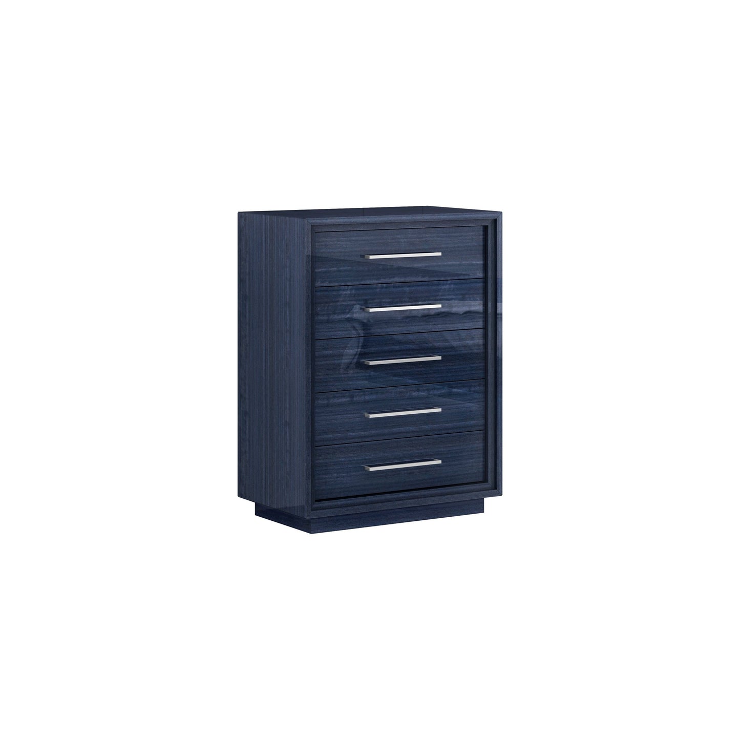 Whitelline Modern Living Alexander Chest of Drawers CD1937-BLU