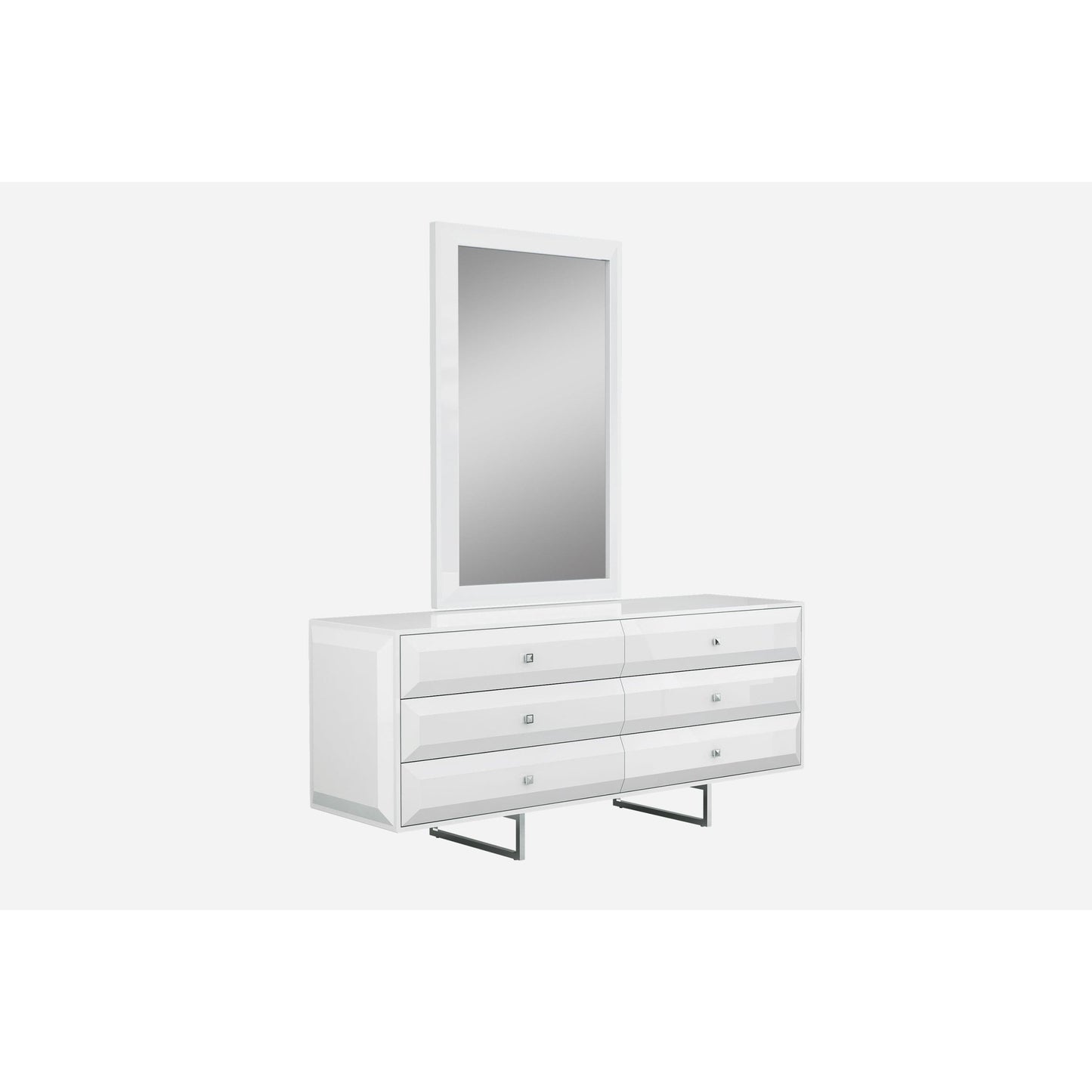 Whitelline Modern Living Whiteline Abrazo Dresser DR1356D-WHT