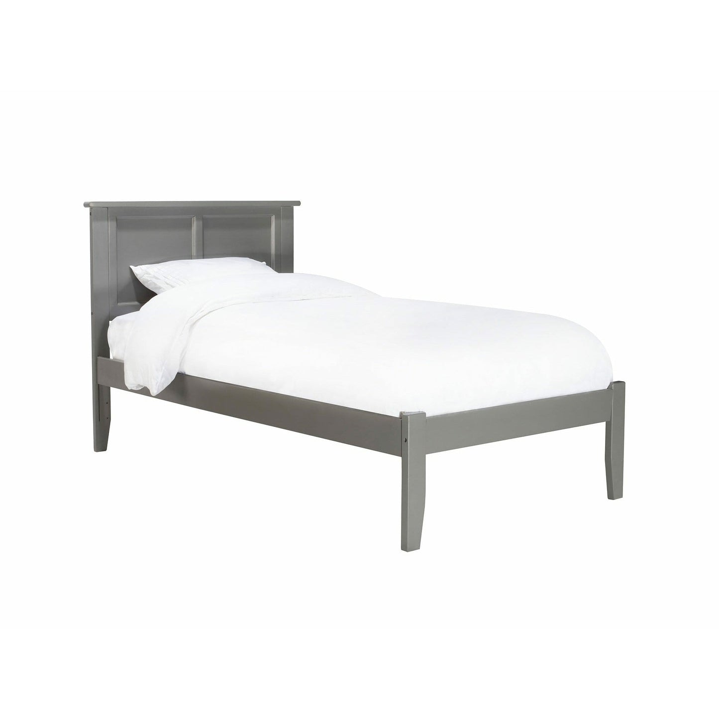 Atlantic Furniture Bed Madison Twin Platform Bed with Open Foot Board in Espresso