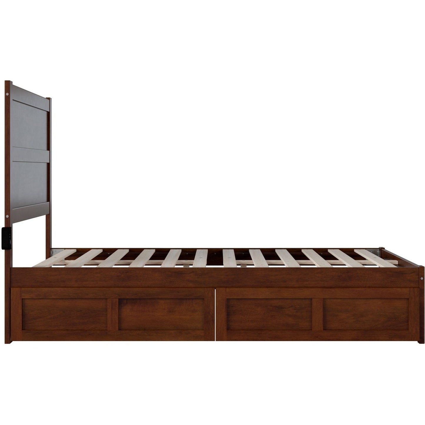 AFI Furnishings NoHo Full Bed with 2 Drawers in Walnut AG9113334