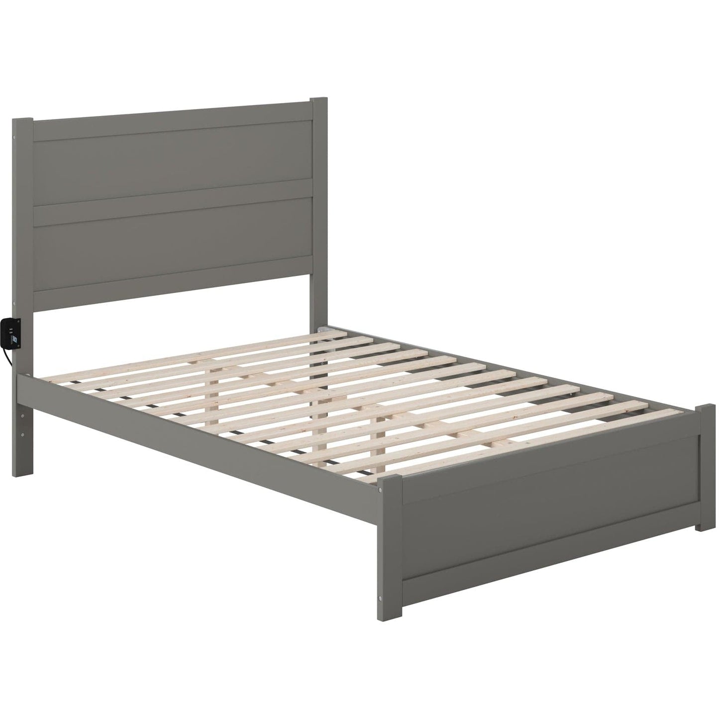 AFI Furnishings NoHo Full Bed with Footboard in Grey AG9160039