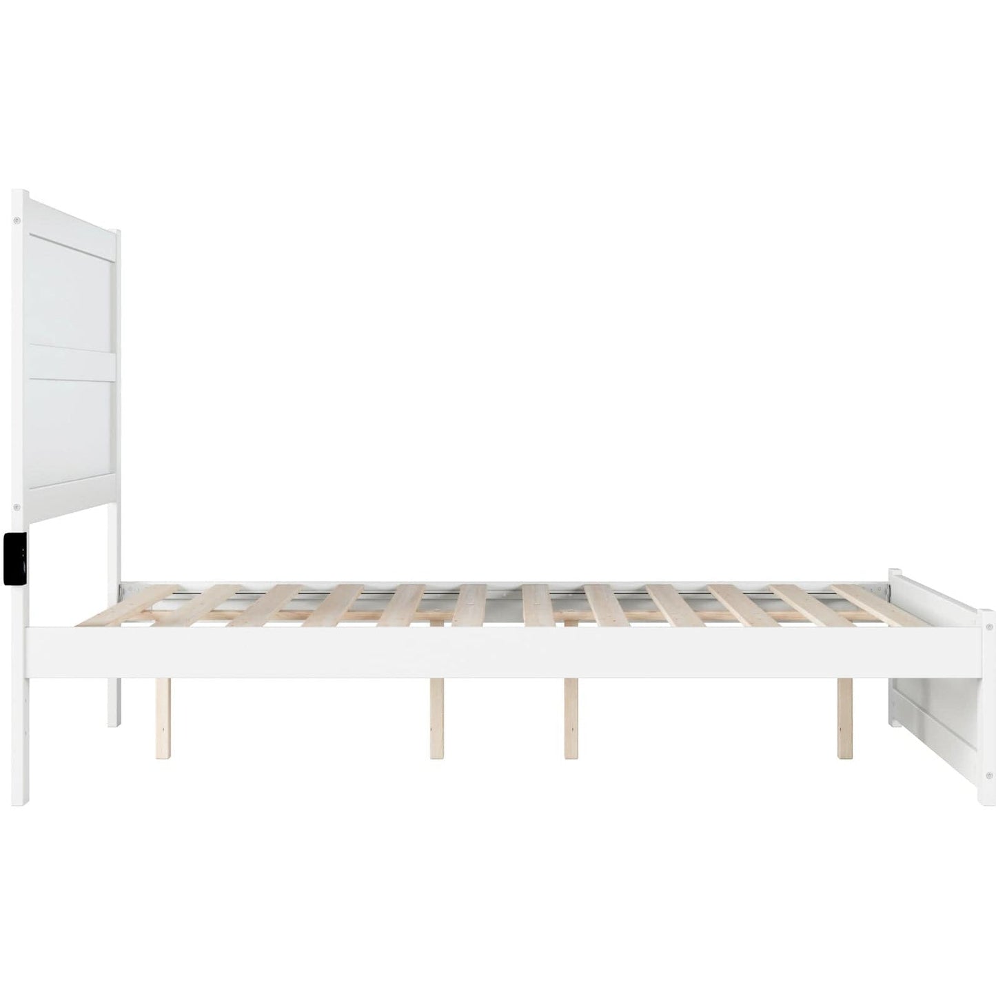 AFI Furnishings NoHo Full Bed with Footboard in White AG9160032