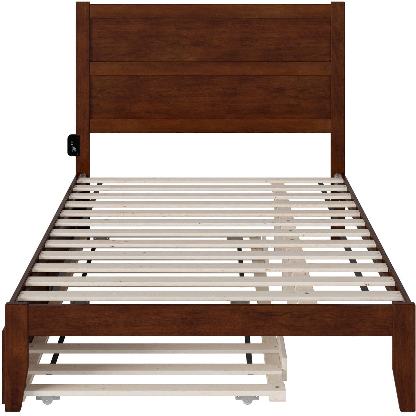 AFI Furnishings NoHo Full Bed with Twin Trundle in Walnut AG9111234