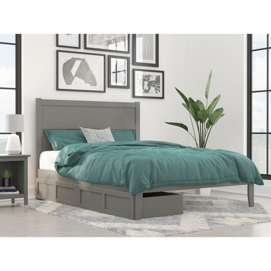 AFI Furnishings NoHo Queen Bed with 2 Drawers in Grey AG9113449