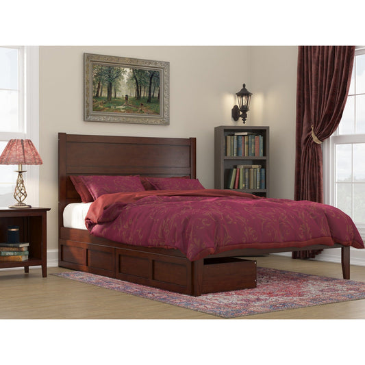 AFI Furnishings NoHo Queen Bed with 2 Drawers in Walnut AG9113444