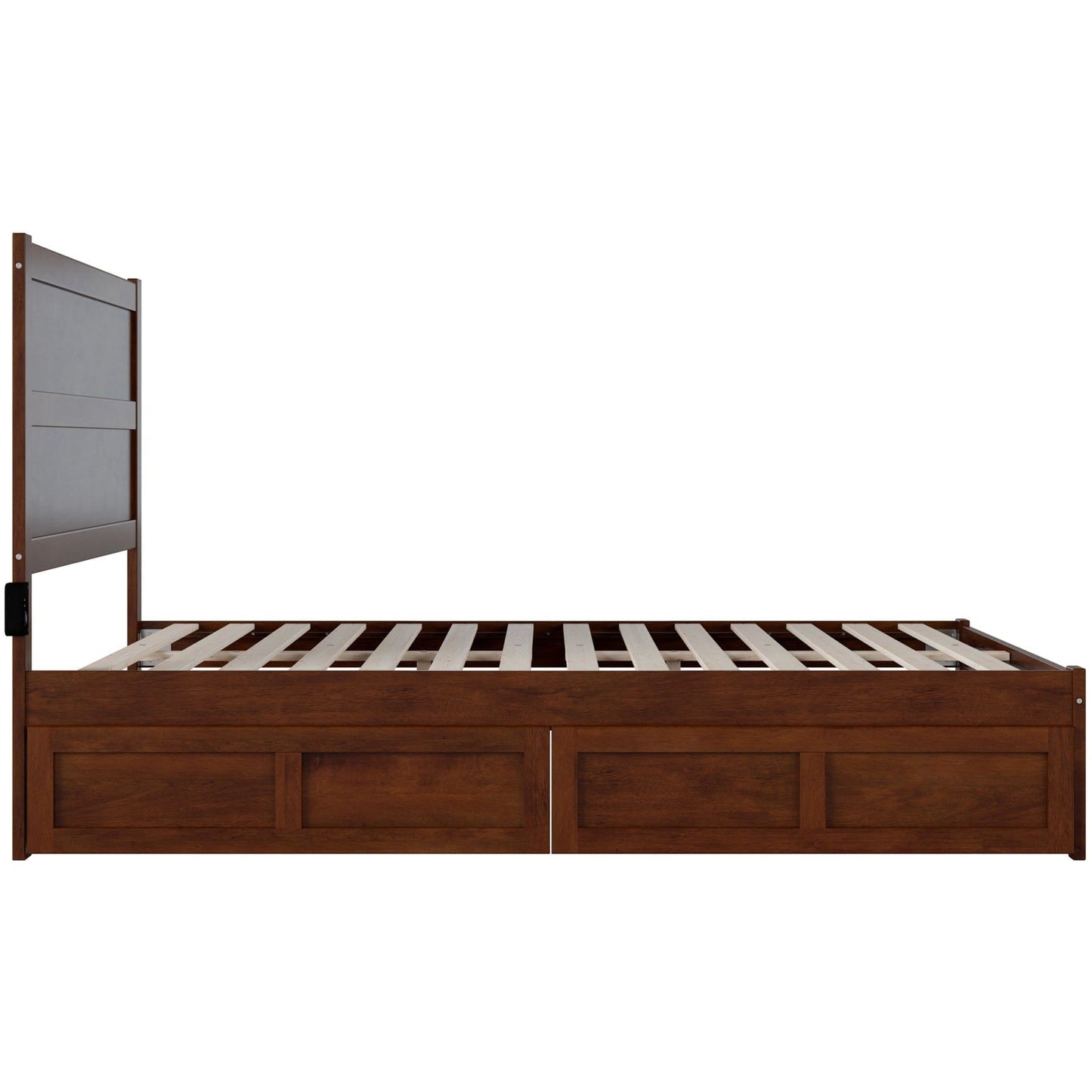 AFI Furnishings NoHo Queen Bed with 2 Drawers in Walnut AG9113444