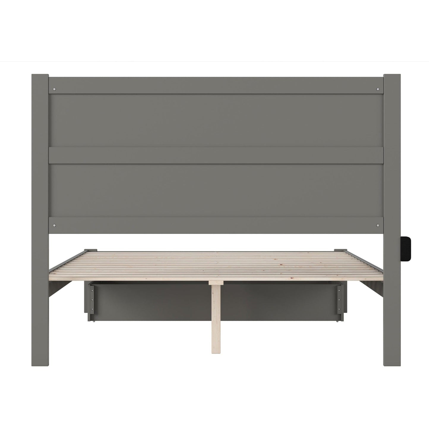 AFI Furnishings NoHo Queen Bed with Foot Drawer in Grey AG9112449