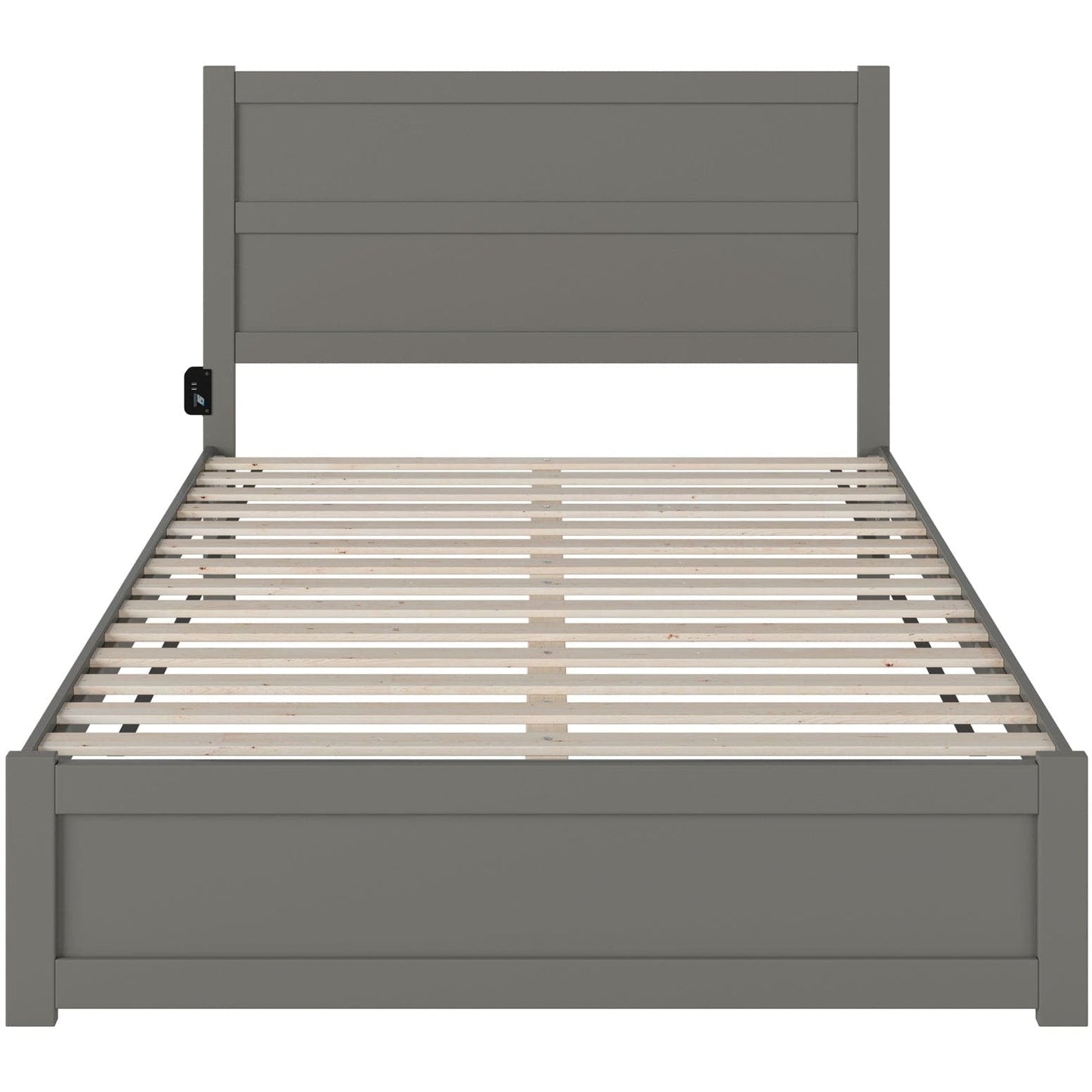 AFI Furnishings NoHo Queen Bed with Footboard in Grey AG9160049