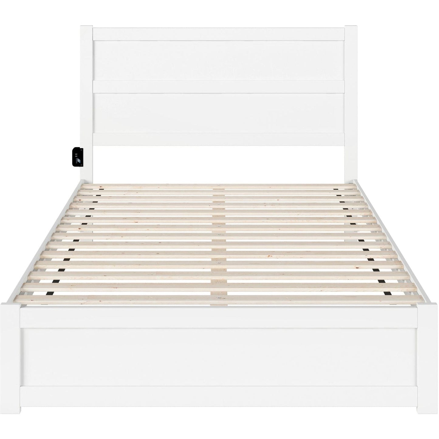 AFI Furnishings NoHo Queen Bed with Footboard in White AG9160042