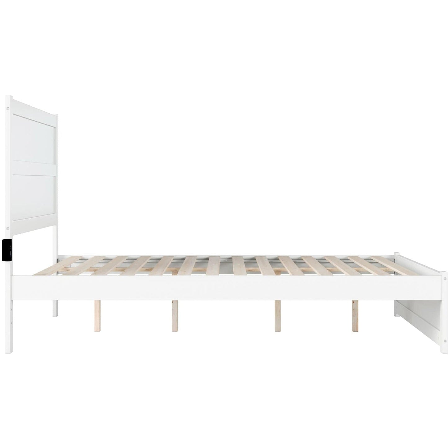 AFI Furnishings NoHo Queen Bed with Footboard in White AG9160042