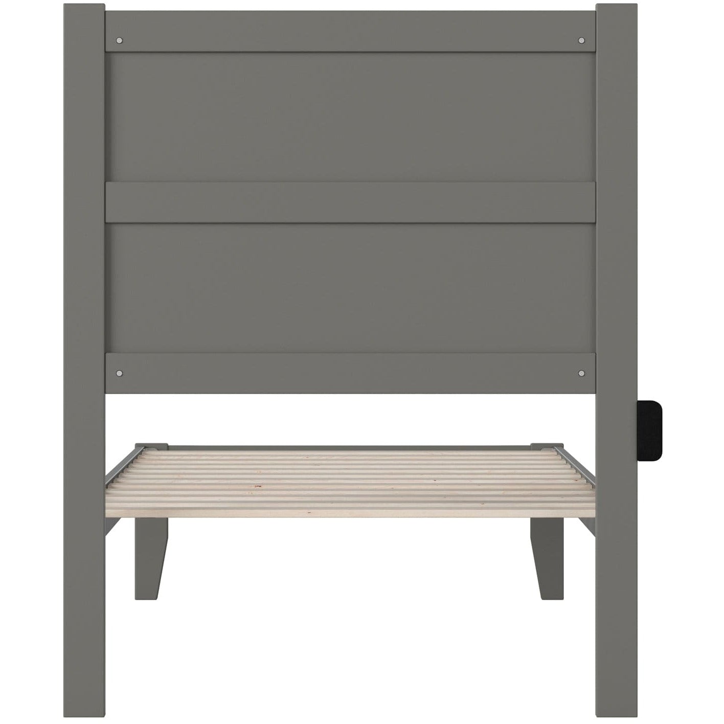 AFI Furnishings NoHo Twin Bed in Grey AG9110029