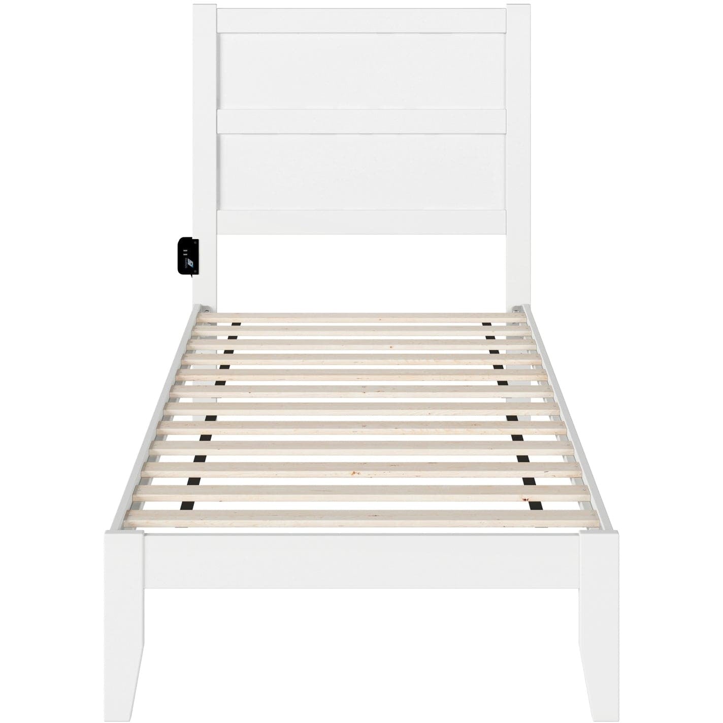 AFI Furnishings NoHo Twin Bed in White AG9110022