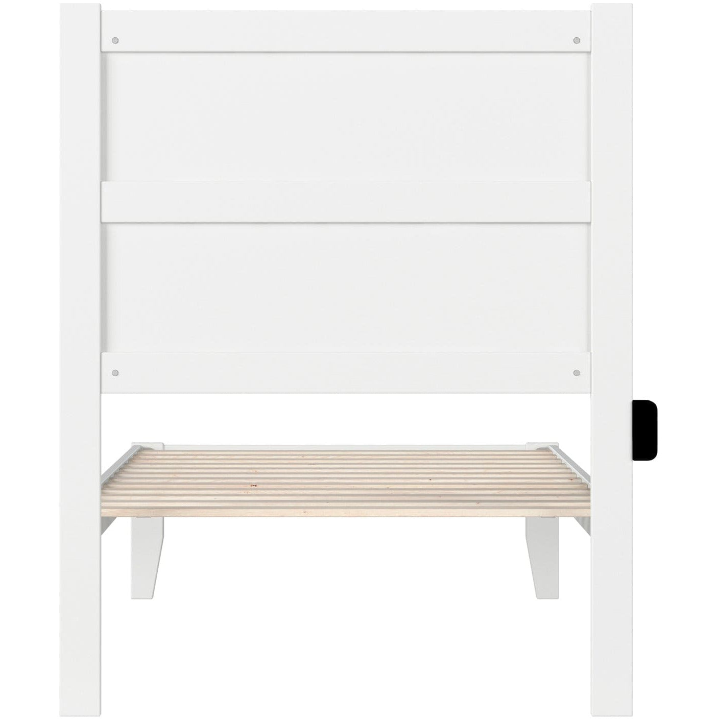 AFI Furnishings NoHo Twin Bed in White AG9110022