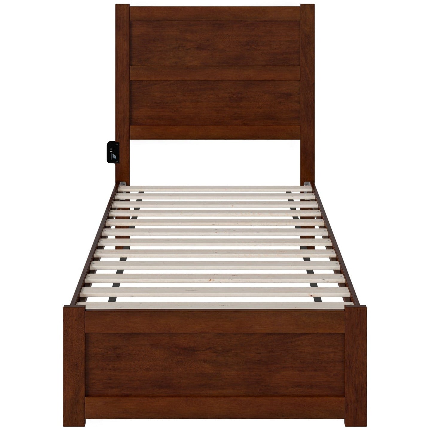 AFI Furnishings NoHo Twin Bed with Footboard in Walnut AG9160024