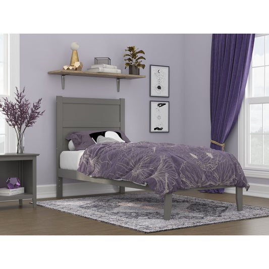 AFI Furnishings NoHo Twin Extra Long Bed in Grey AG9110019