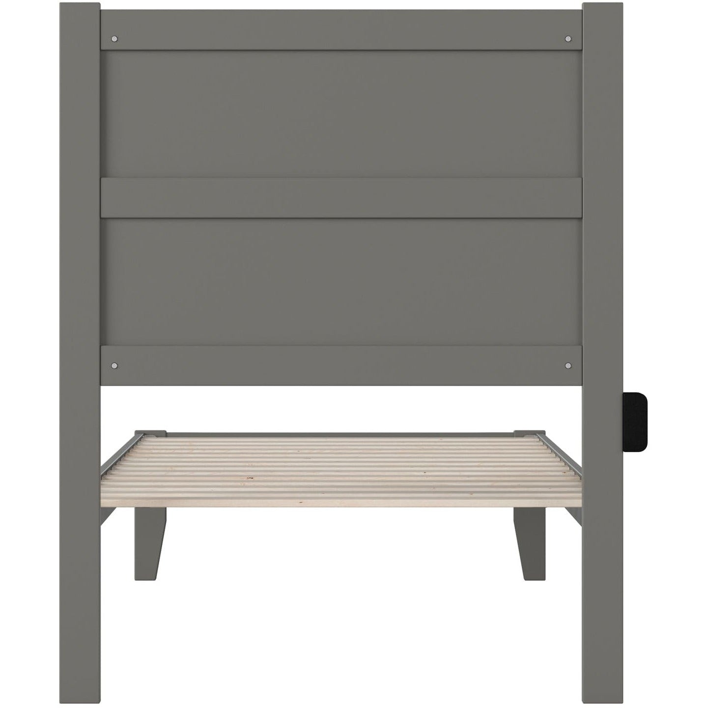 AFI Furnishings NoHo Twin Extra Long Bed in Grey AG9110019