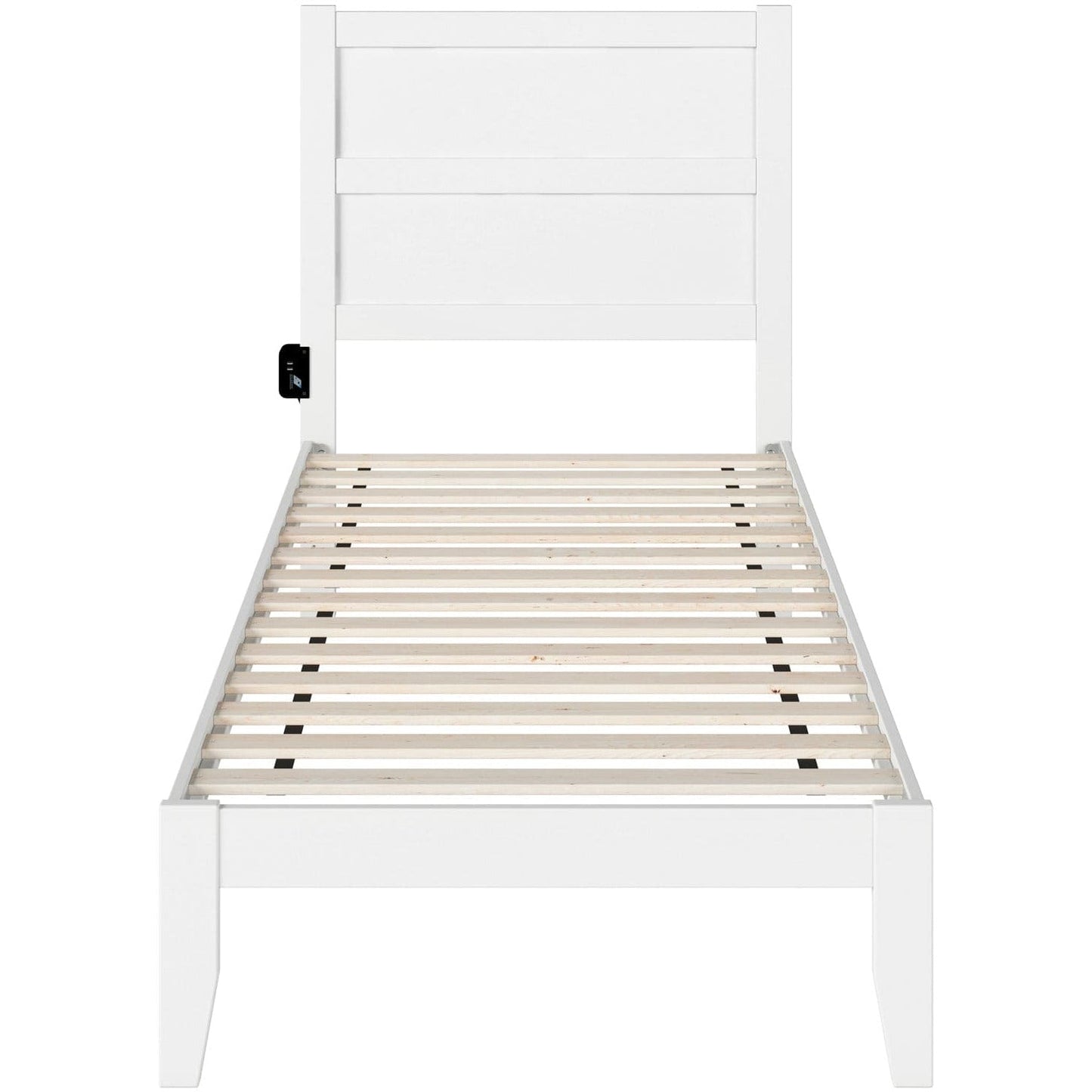 AFI Furnishings NoHo Twin Extra Long Bed in White AG9110012