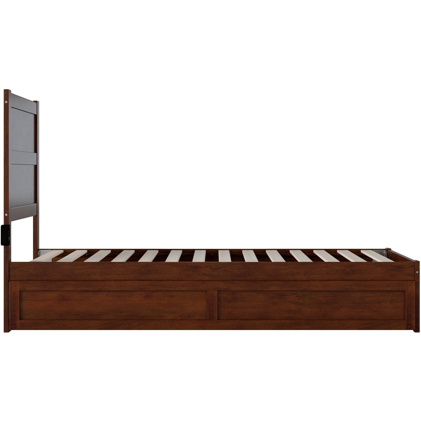 AFI Furnishings NoHo Twin Extra Long Bed with Twin Extra Long Trundle in Walnut AG9111114