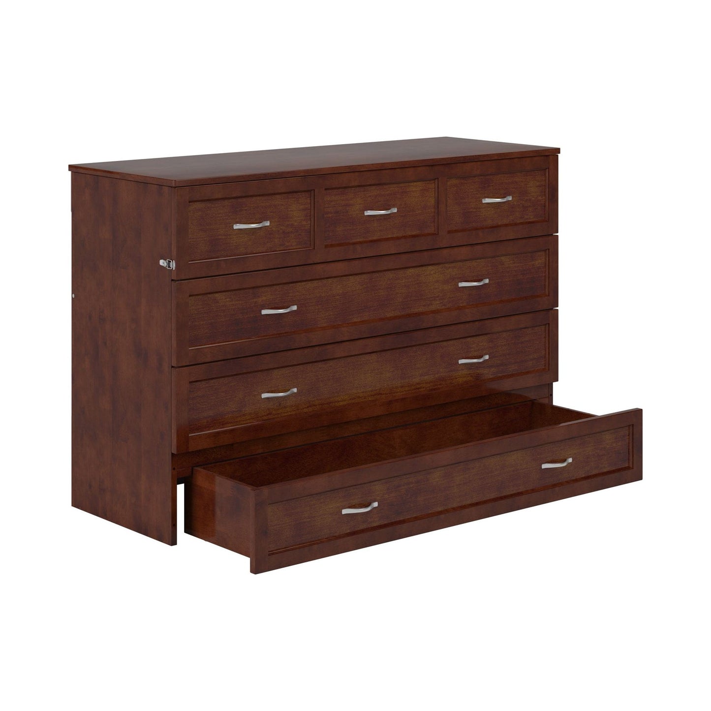 AFI Furnishings Northfield Queen Murphy Bed Chest Walnut AC574144