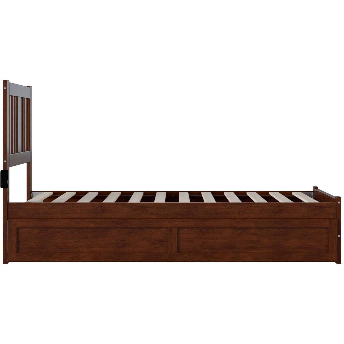 AFI Furnishings Tahoe Twin Bed with Footboard and Twin Trundle in Walnut AG8961224