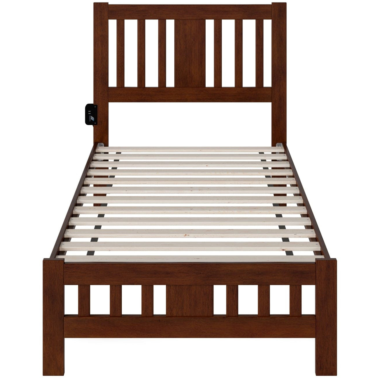 AFI Furnishings Tahoe Twin Bed with Footboard in Walnut AG8960024