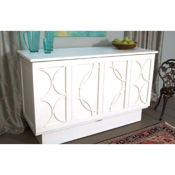 Arason Brussels Creden-ZzZ Queen White Cabinet Bed 543-10